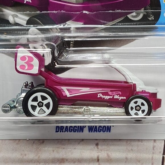 Hot Wheels Draggin’ Wagon Purple Lot Of 2 HW Ride Ons Special Feature - Picture 2 of 4
